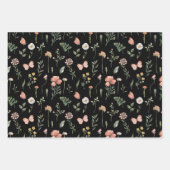 Muster für Wildblumen Geschenkpapier Set (Vorderseite 2)