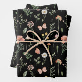 Muster für Wildblumen Geschenkpapier Set (Beispiel)