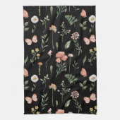 Muster für Wildblumen Geschirrtuch (Vertikal)