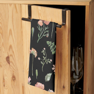 Muster für Wildblumen Geschirrtuch