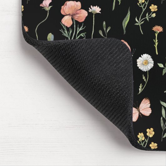 Muster für Wildblumen Mousepad (Ecke)