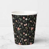 Muster für Wildblumen Pappbecher (Links)