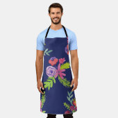 Muster für Wildblumen Schürze (Getragen)