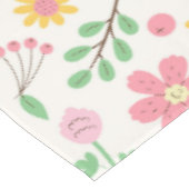 Muster für Wildblumen Tischdecke (Schrägansicht)
