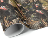 Muster für Wildtruthühner Geschenkpapier (Rolleneckpunkt)
