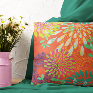 Muster für Wirbel und Kreise Kissen