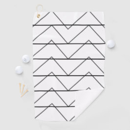 Muster für Zickzack Streifen Golfhandtuch