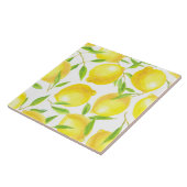 Muster für Zitronen und Blätter Fliese (Seite)