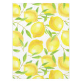 Muster für Zitronen und Blätter Tischdecke (Vorderseite)
