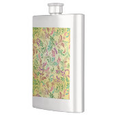 Muster für Zweige-444555 Flachmann (Links)