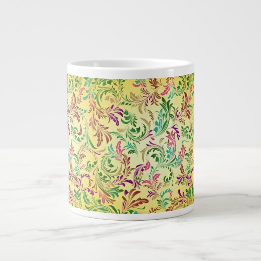 Muster für Zweige-444555 Jumbo-Tasse (Vorderseite)