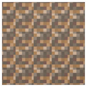 Muster| Gamer Browns Pixelated Stoff (Muster)