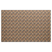 Muster| Gamer Browns Pixelated Stoff (Fat Quarter (45,7 x 55,9 cm))