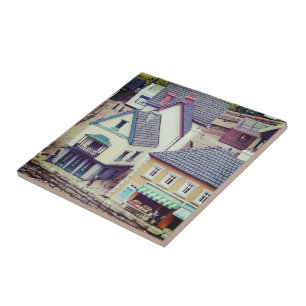 Muster-Gebäude Fliese