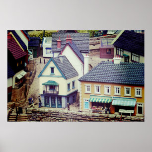 Muster-Gebäude Poster