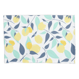 Muster Gelb und Minze Kissenbezug