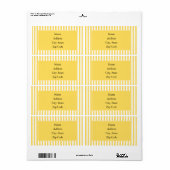 Muster Gelb und Weiß (Vorne)