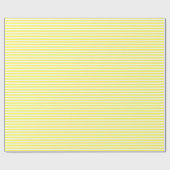 Muster Gelb und Weiß Geschenkpapier (Flach)