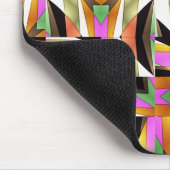 Muster gemacht von den abstrakten Farbfliesen Mousepad (Ecke)