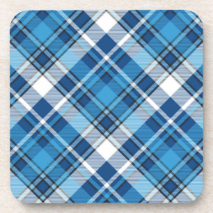 Muster Geometrisch Vintage Trendig Blau Getränkeuntersetzer