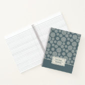 Muster geometrische Kreis Notebook Notizblock (Innenseite)