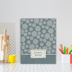 Muster geometrische Kreis Notebook Notizblock