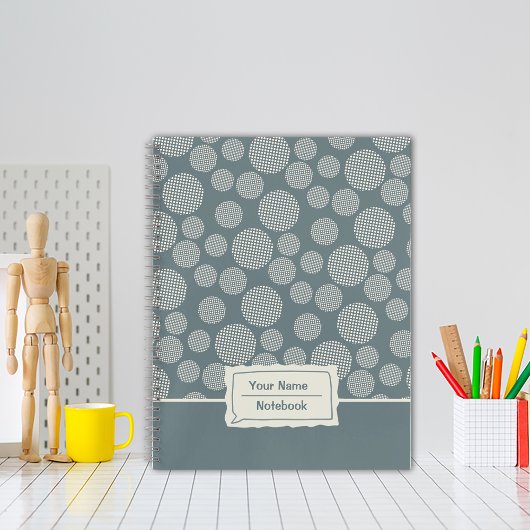 Muster geometrische Kreis Notebook Notizblock