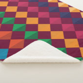 Muster geometrischer Farben Sherpadecke (3/4)