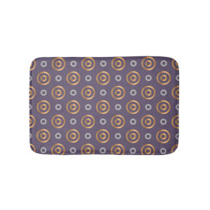 Muster geometrischer Kreise Badematte