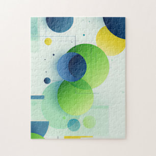 Muster geometrischer Kreise Puzzle