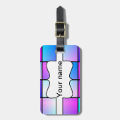 Muster Gepäckanhänger (Vorderseite vertikal)