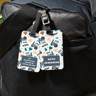 Muster-Gepäckanhänger für niedliche Aufzüge für Ju Gepäckanhänger