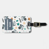 Muster-Gepäckanhänger für niedliche Aufzüge für Ju Gepäckanhänger (Vorderseite horizontal)