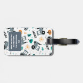 Muster-Gepäckanhänger für niedliche Aufzüge für Ju Gepäckanhänger (Rückseite horizontal)