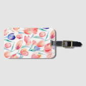 Muster-Gepäckmarke für Aquarelltücher Gepäckanhänger (Vorderseite (Horizontal))