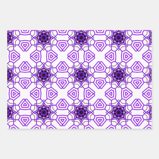 Muster Geschenkpapier Set (Vorderseite)