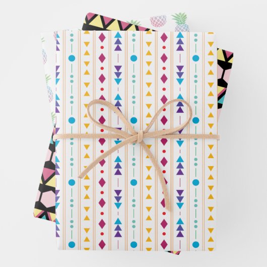 Muster Geschenkpapier Set (Beispiel)