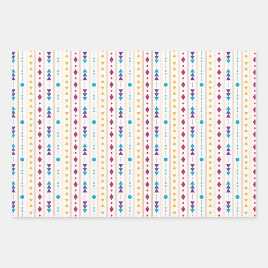 Muster Geschenkpapier Set (Vorderseite)