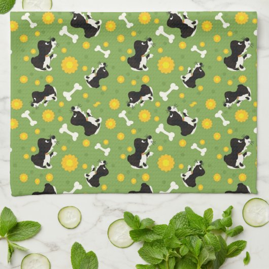 Muster Geschirrtuch (Gefaltet)