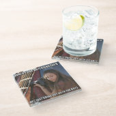 Muster Glasuntersetzer (Schrägansicht)