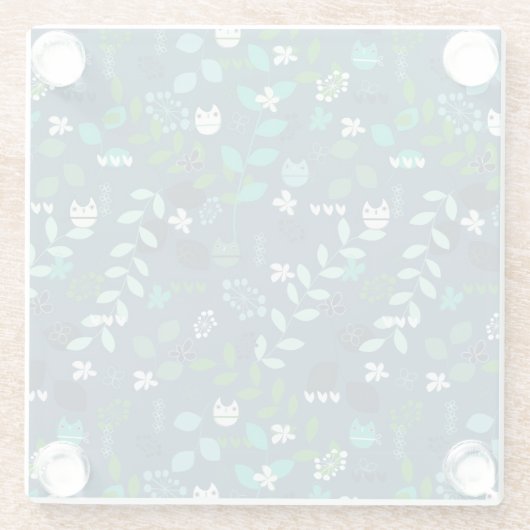 Muster Glasuntersetzer (Rückseite)