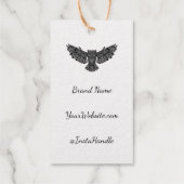 Muster Gold für Ihr Info-Business-Logo Geschenkanhänger (Rückseite)