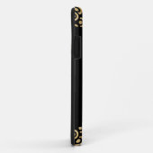 Muster Gold Kreis iPhone Case (Hinten/Rechts)