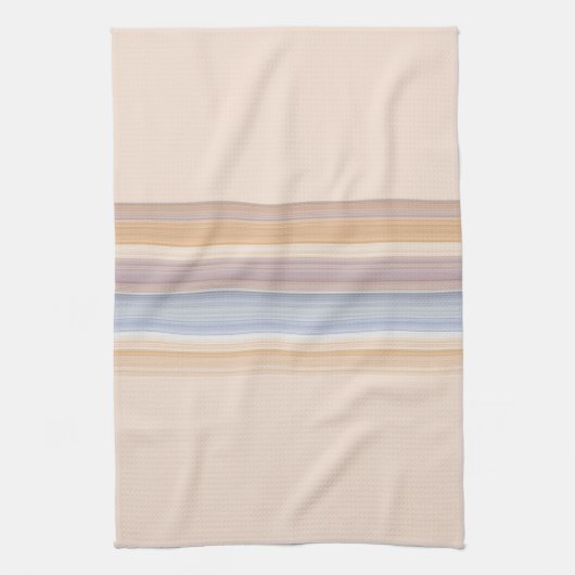 Muster Gold und Blau Geschirrtuch (Vertikal)