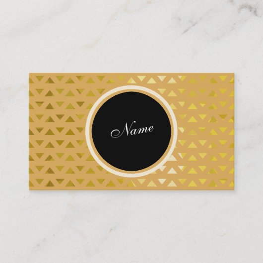 Muster-Gold Visitenkarte (Vorderseite)