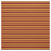 Muster Goldenrod und Maroon Lines/Stripes Stoff (Muster)
