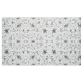 Muster Gray ID939 für gezeichnete Blumenmuster-Kon Stoff (Fat Quarter (45,7 x 55,9 cm))