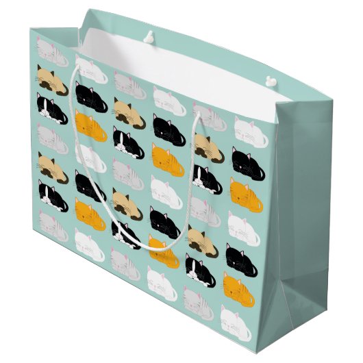 Muster Große Geschenktüte (Rückseite Schrägansicht)