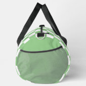 Muster grün und weiß duffle bag (Rechts)