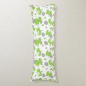 Muster grüner Elefanten, Niedliche Elefanten, Ster Seitenschläferkissen (Vorderseite Vertikal)